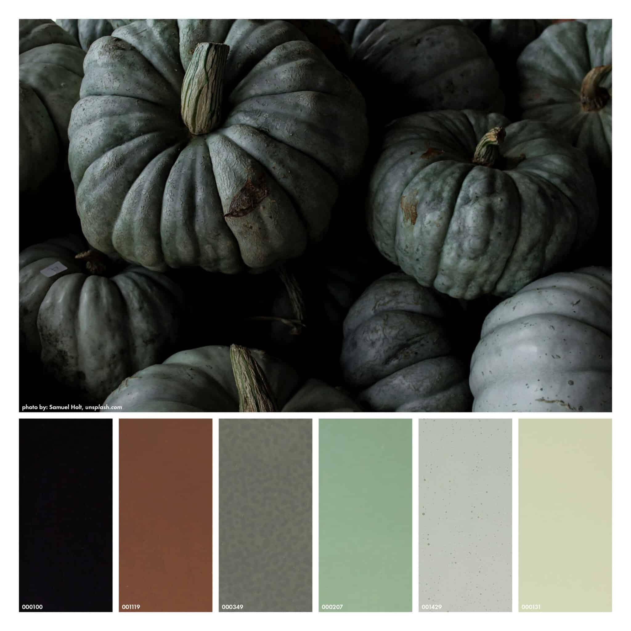 an autumn palette of Bullseye Glass colors