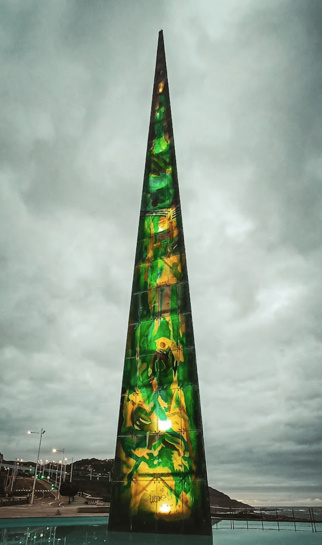 Obelisco Millenium in La Coruña, Spain. Photo by Eder, A.