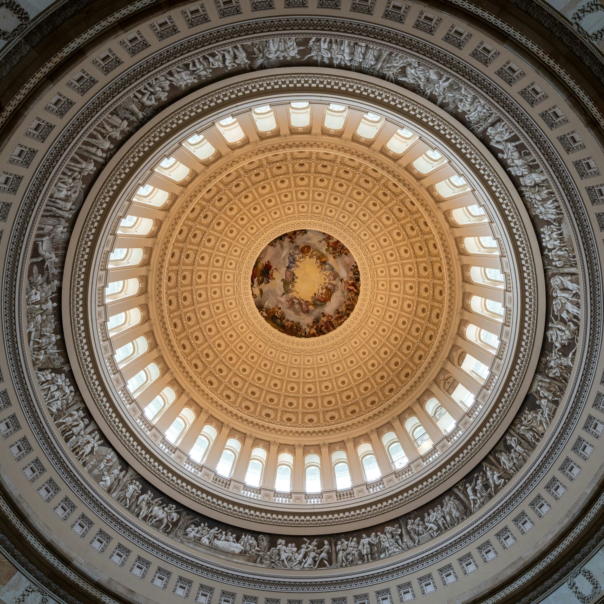 The US Capitol Dome.